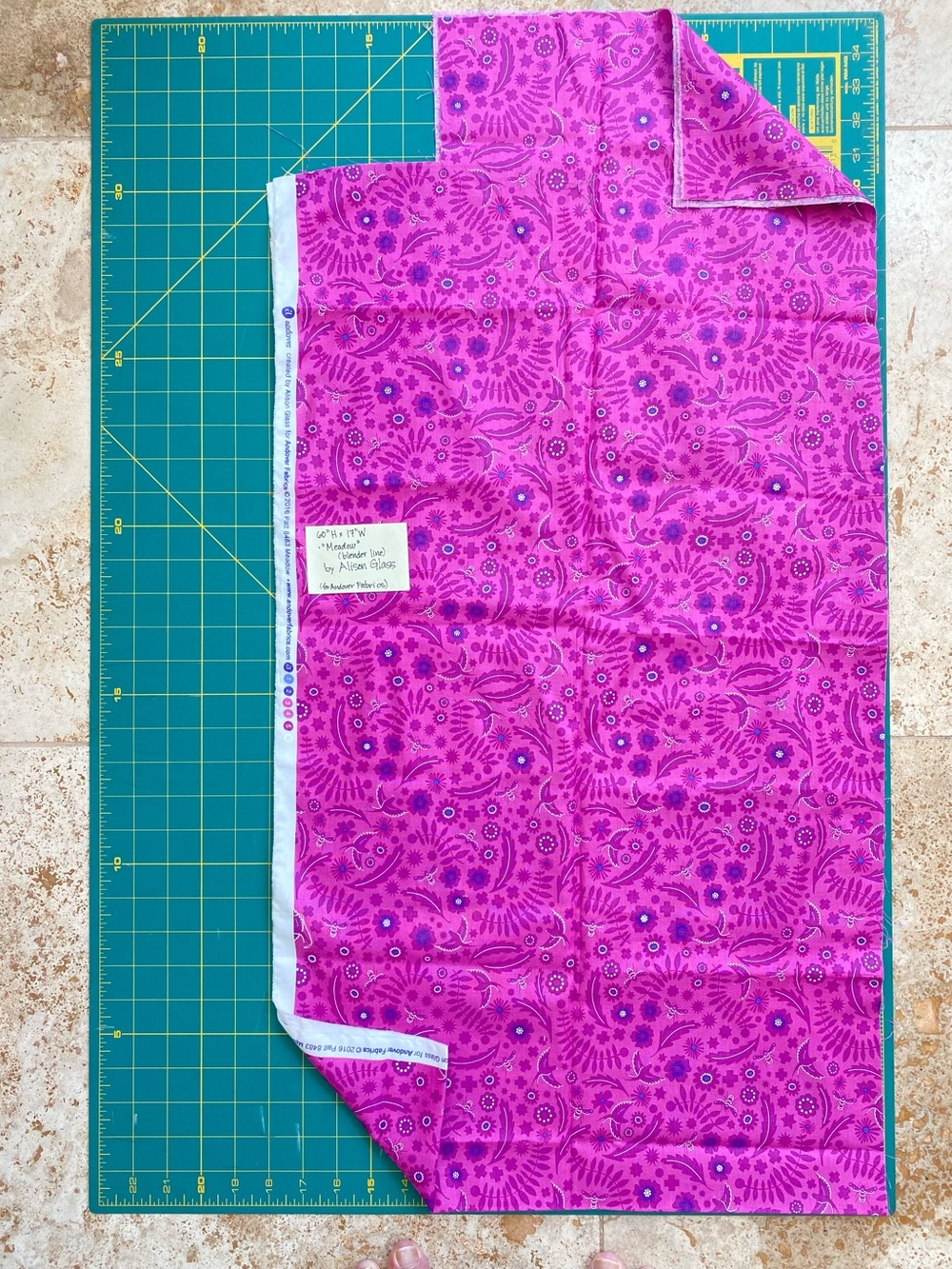 OOP Alison Glass Fabrics- 2016 “Renewal” & “Meadow”(blender). - Picture 9 of 12